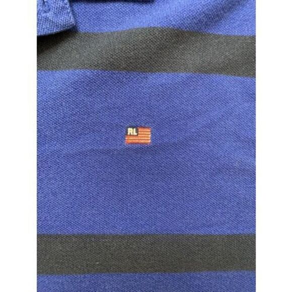 Vintage‎ Polo Jeans Co. Ralph Lauren USA Flag Men's XL Shirt Stripe - Picture 5 of 5